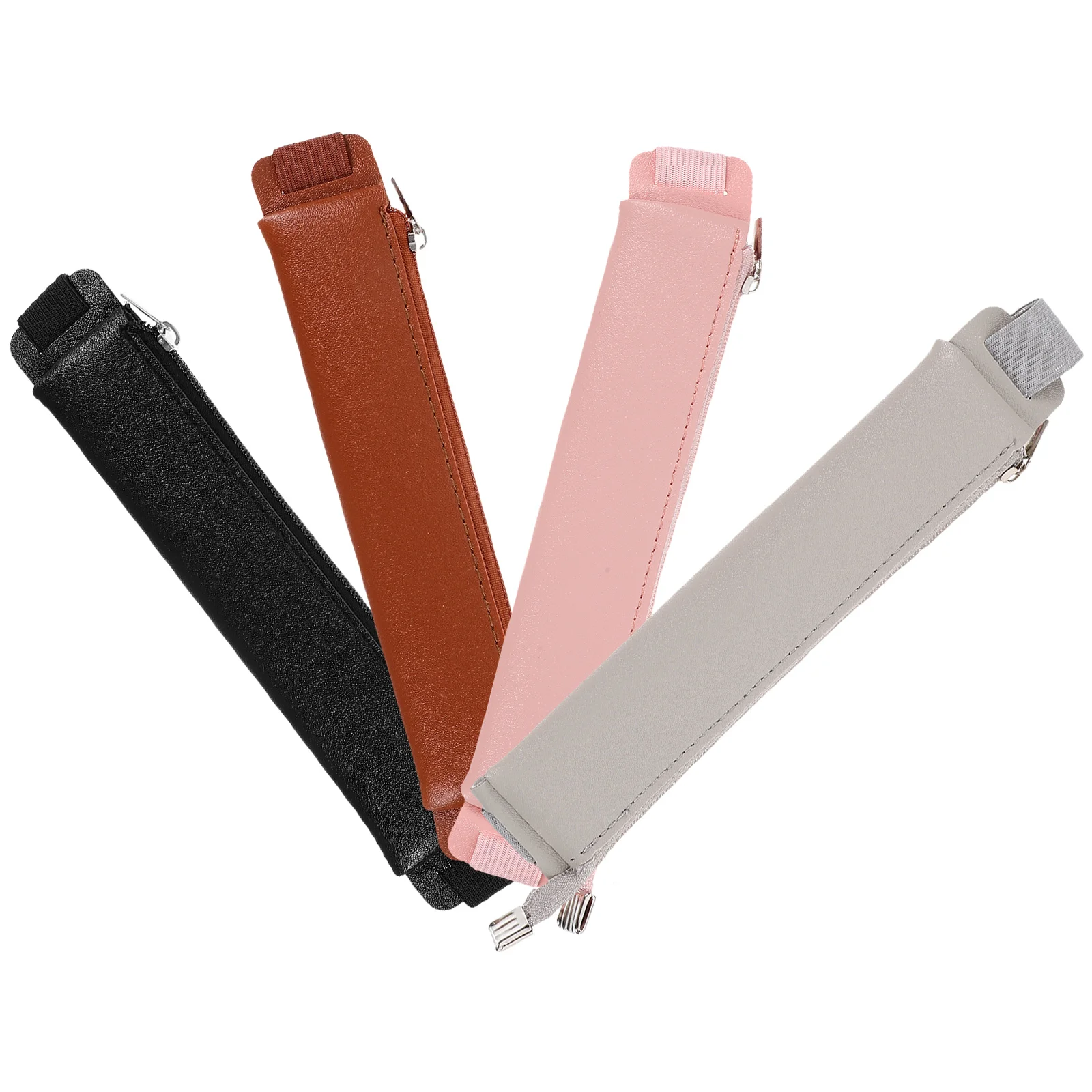 

4 Pcs Notebooks The Strap Pencil Case Holder with Elastic Band Storage Journal Ballpoint Sleeve