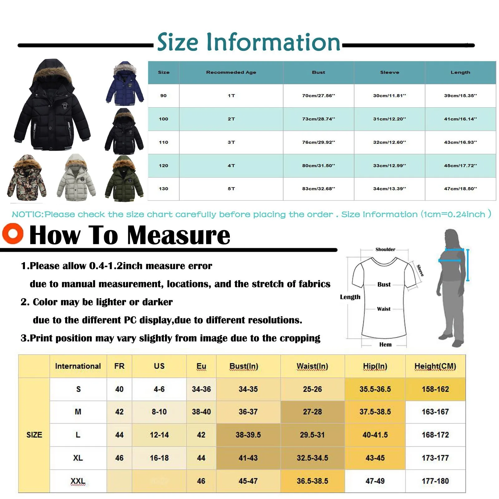 Autumn Winter Boys Jackets Keep Warm Cotton Thicken Kids Jackets Zipper Boys Hooded Outerwear Children's Clothing - 6