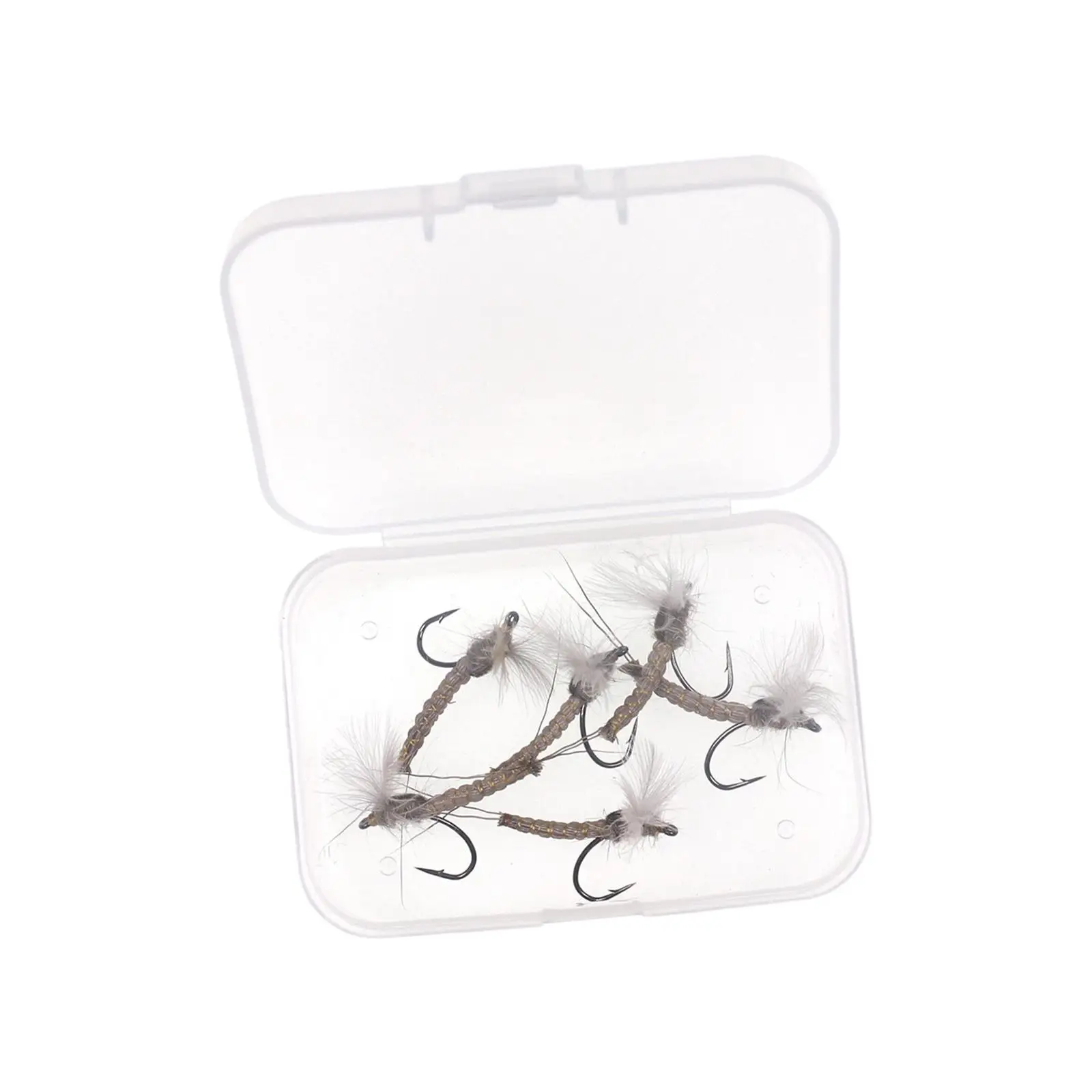 6Pcs Trout Fishing Flies Fishing Tackle Easy to Use Supplies fishing lures Dry