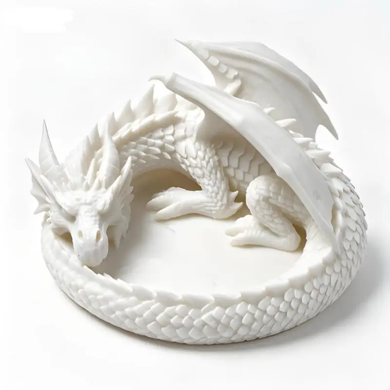 New Creative Gothic 3D Printing Dragon Tray Dark Style Plastic Jewelry Storage Tray Decorative Desktop Organizer Key Holder