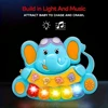 Baby Piano Toys, Elephant Music Baby Toys 18 Months Early Learning Educational Piano Keyboard Baby Toys For Baby Girls Piano Toy 4