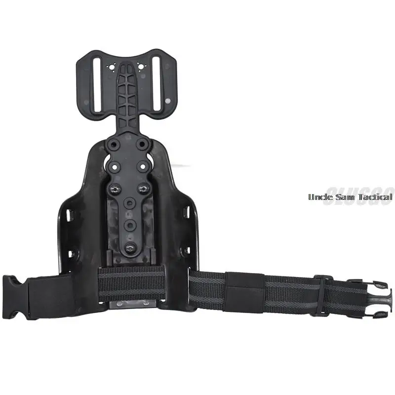 Tactical Hunting Thigh Holster Platform Drop Leg Pistol Holster Adapter for GL 17 M9 P226 P229 1911 USP Holster Accessories