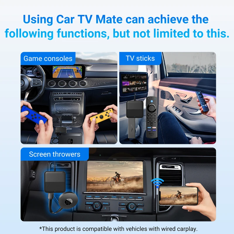 Ottocast Express Car Tv Mate Max Wirelss Carplay Android