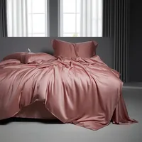 Solid Plain Eucalyptus Cooling Duvet Cover+2Pcs Pillowcase Certified Lyocell Fiber Silky Soft Modal Comfortable Comforter cover 2