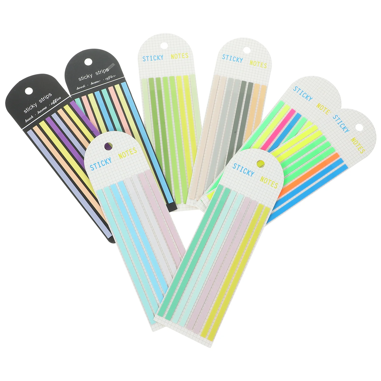 

Highlighter Tape Strips Sentence Book Tabs for Annotating Books Reading Colored Sticky Household