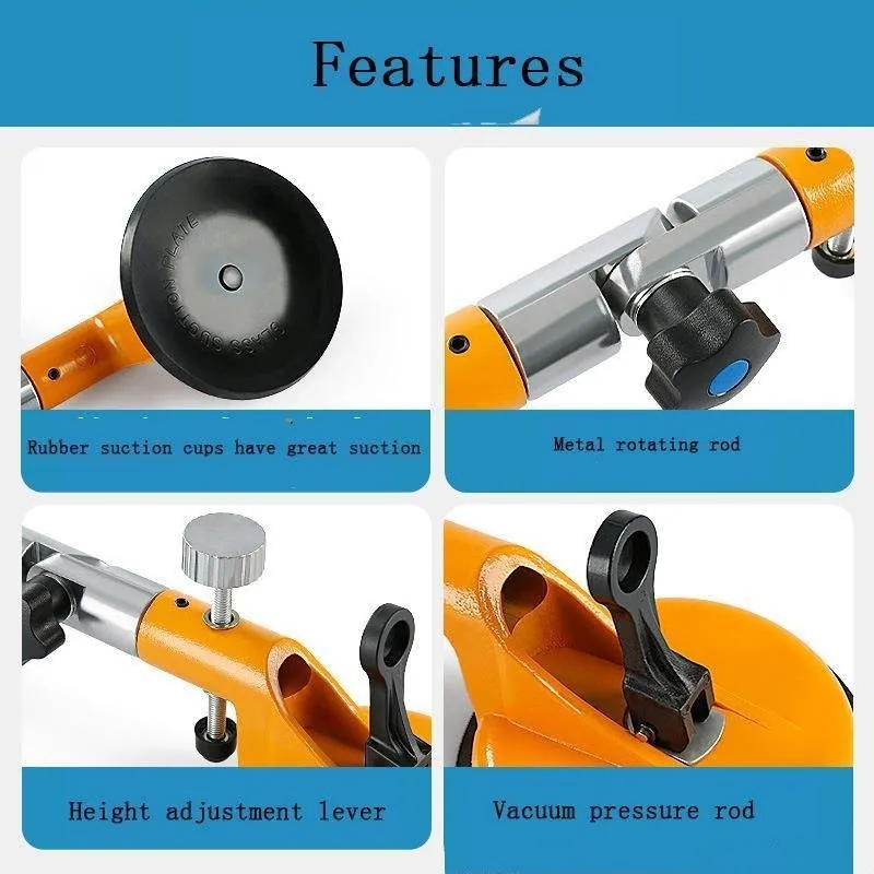Angle Adjustable Fixed Splicing Suction Cup 90-270&deg; Angle Fixer Wall Glass Tile Slate Yin and Yang Installation Tools