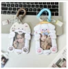MINKYS Kawaii Animal 3 inch Kpop Photocard Holder Photo Card Holder Bag Pendant Back To School Stationery 2