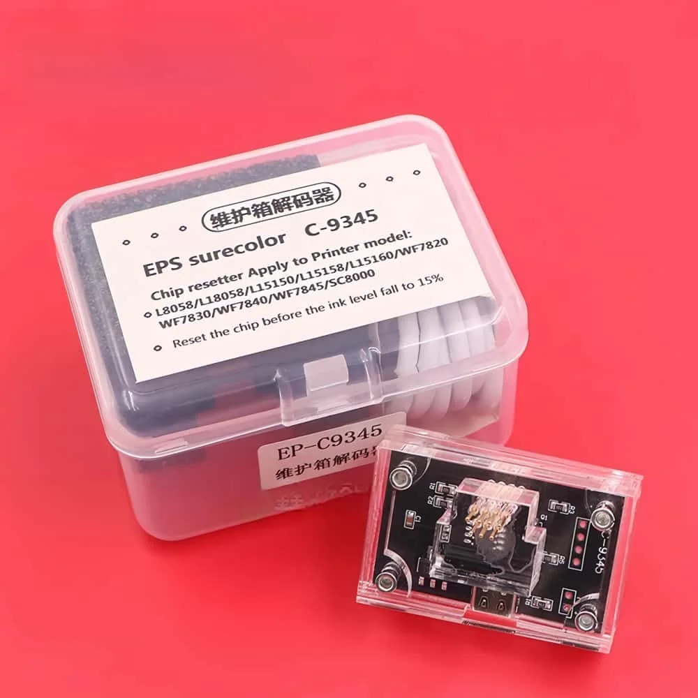 엡손 C9345 유지보수 박스 폐잉크 패드 칩 포함 L8058 L15160 프린터용