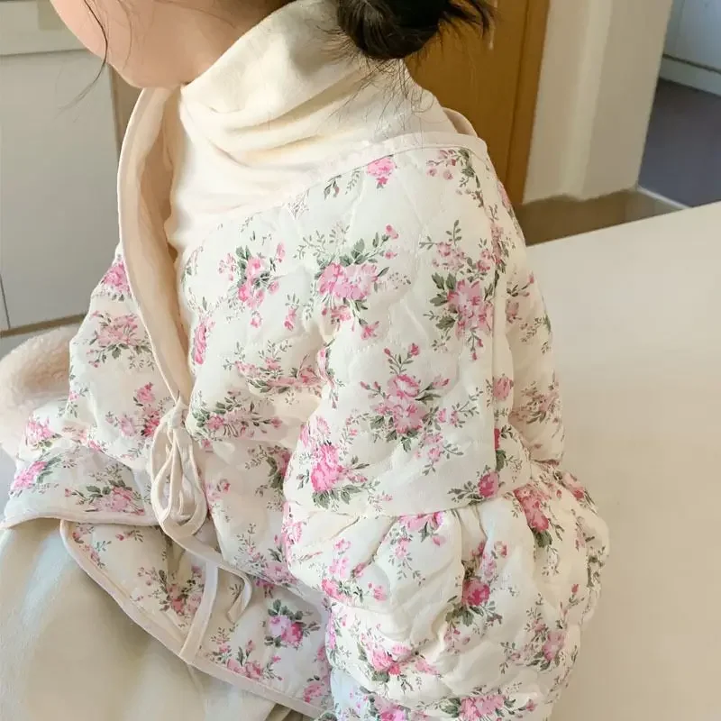 Girls New Cotton Clothes for Childrens Loose and Warm Cotton Clothes for Girls Fashionable New Autumn and Winter Coat