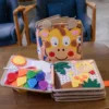 Children Shape Toys Montessori Educational Toys Giraffe Busy Book For Fine Motor Skills Knowledge Developing 1