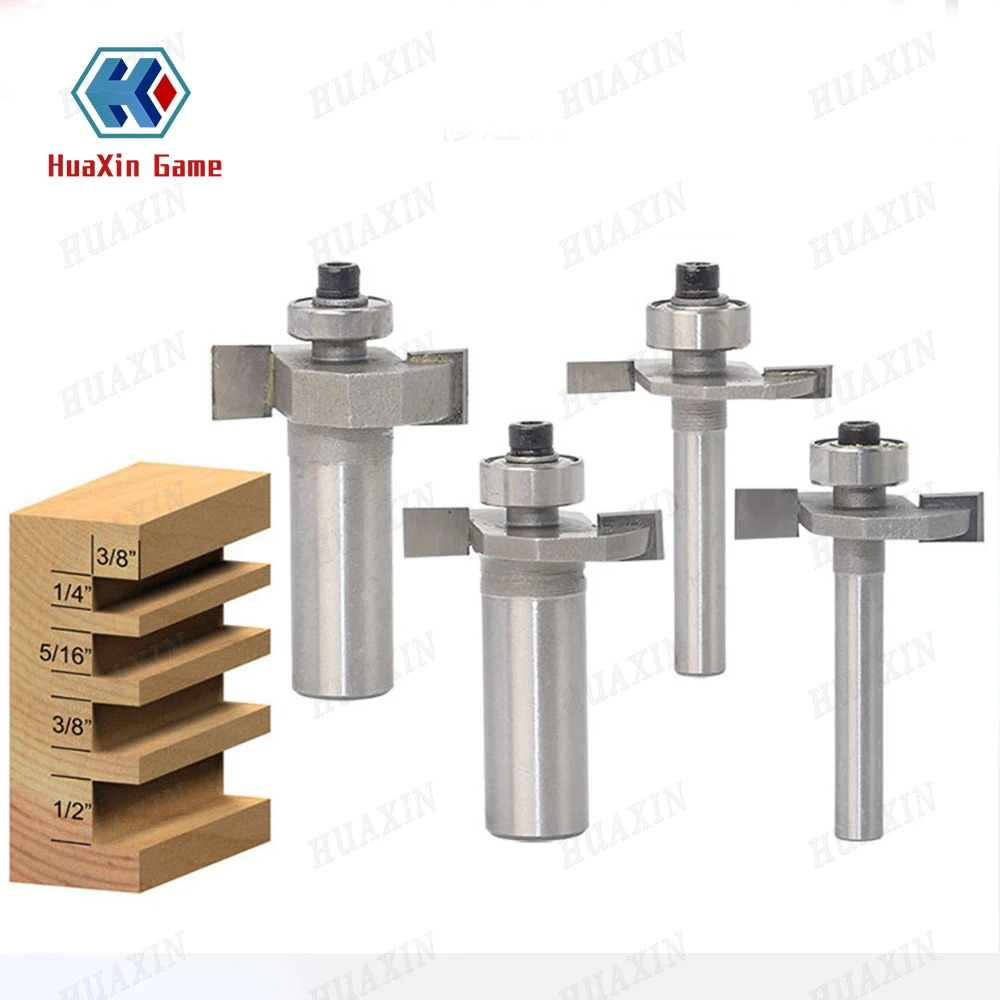 

3.17 / 2.38 MM Milling Cutter Router Bit Use for Wood board slotting install fixed T molding
