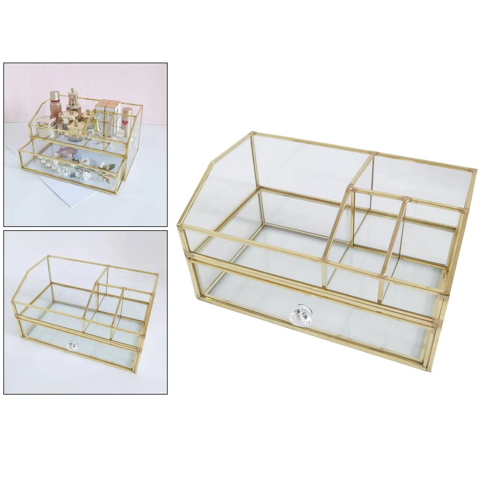 Clear Jewelry Makeup Cosmetic Storage Organizer Holder, Jewelry,