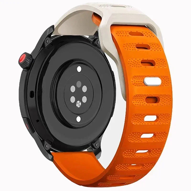 Versatile Silicone Sport Wristband - 20mm/22mm Strap Bracelet