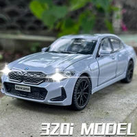 1:32 BMW 320i THE 3 G20 2023 Alloy Model Car Toy Diecasts Casting Sound and Light Car Toys For Children Vehicle 1