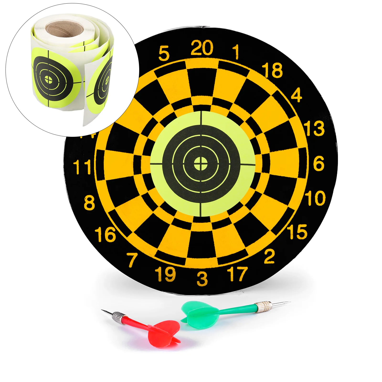 

198/208 Paper Targets for Shooting Range Hunting Accessories Round Labels Spot Self-adhesive Stickers Red Circle
