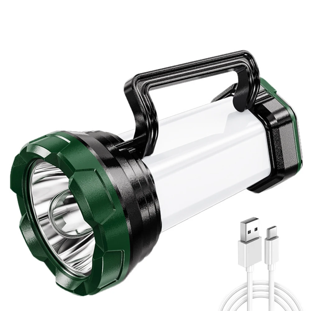 

Super Bright LED Spotlight Rechargeable Flashlight 6 Light Modes Waterproof Long Lasting Torchlight Searchlight for Fishing