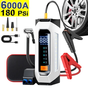 6000A 180psi 5 In1 Car Emergency Battery Pack 1