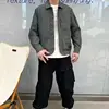 New Casual Jacket Men's Lapel Jacket Men's Short Style Trendy Youth Solid Color Multi Pocket Outerwear 2
