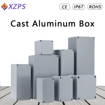 กล่องอลูมิเนียมกลางแจ้ง IP67 กล่องแยกกันน้ําอุตสาหกรรม PCB โครงการเคสเคสอุปกรณ์อิเล็กทรอนิกส์ป้องกันการระเบิด 1