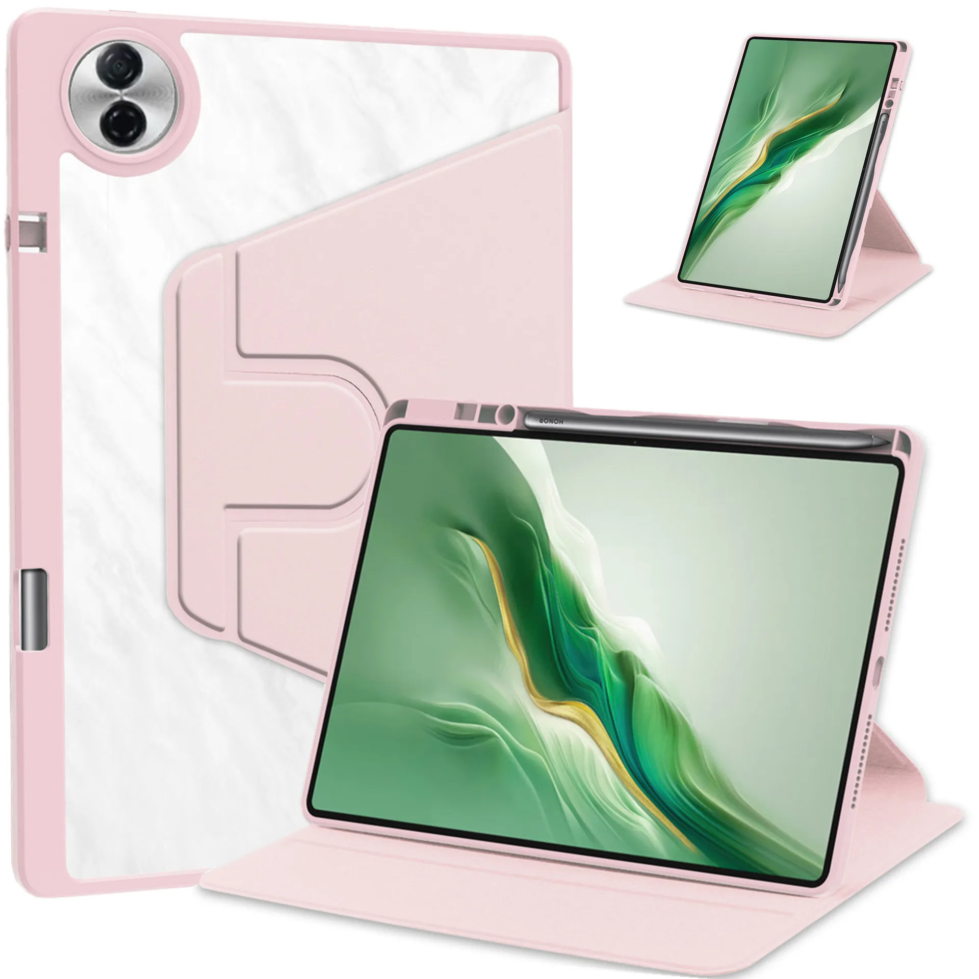 360° Rotating Tablet Stand Case with Pencil Holder