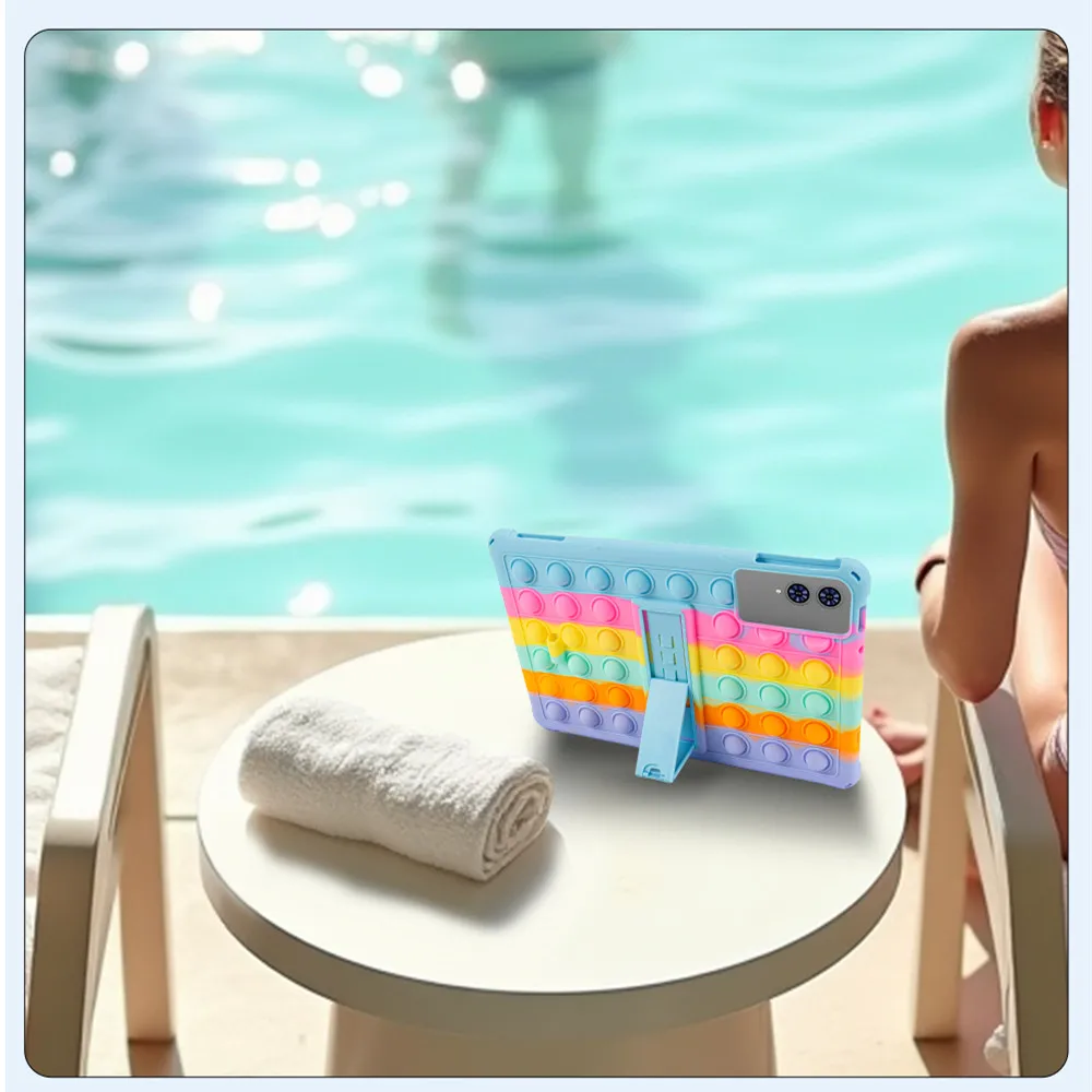 Kids Stand Soft Silicone Tablet Cover