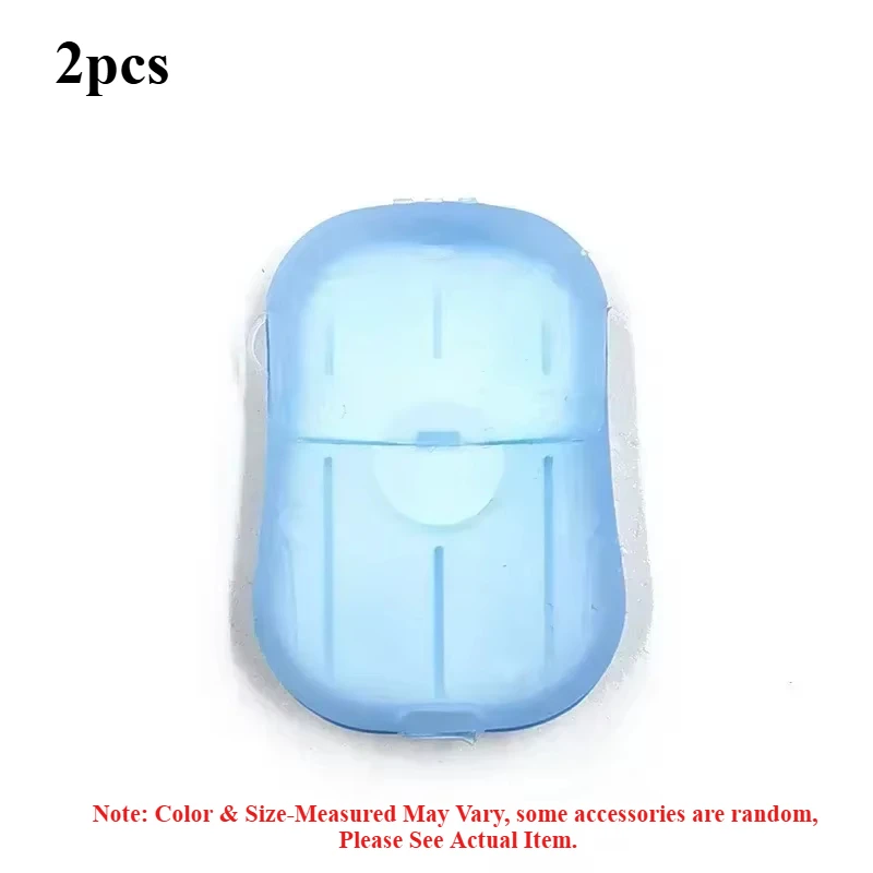Outdoor Travel Disposable Soap Tablet 2pcs/set Outdoor Travel Disposable Soap Tablet Box Soap Paper Portable Hand Washing Tablet Small Mini Sheet
