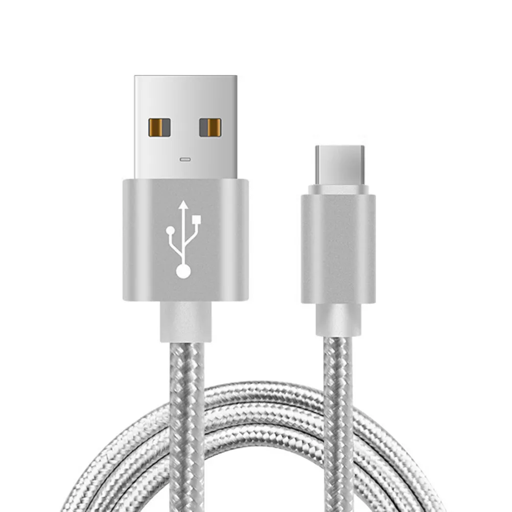 33피트 C형 케이블 나일론 편조 USB C 고속 충전 및 데이터 전송 케이블(강화 알루미늄 하우징 포함)