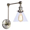 IWHD Long Swing Arm Loft LED Lamps Industrial Vintage Cafe Bar Balcony Bedside Lamp Pull Chain Switch Clear Glass Mirror Light 6