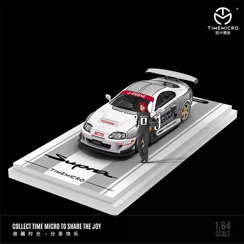 超美品　FACT64XULST Time Micro 1/64 Toyoto Supra A80Z Number 39/8 Diecast Model Car