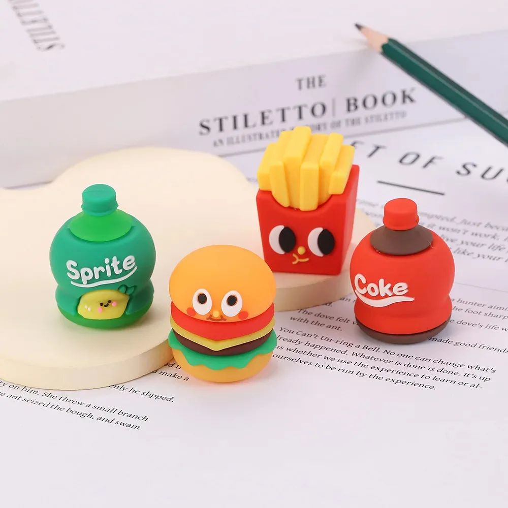 Creative Shape Pencil Sharpener Mini Funny Expression Pencil Cutting Machine School Gift Student Supplies Kawaii Stationery05230 creative fire extinguisher shape pencil sharpener cutter knife kids student prize stationery school supplies prize kids gift