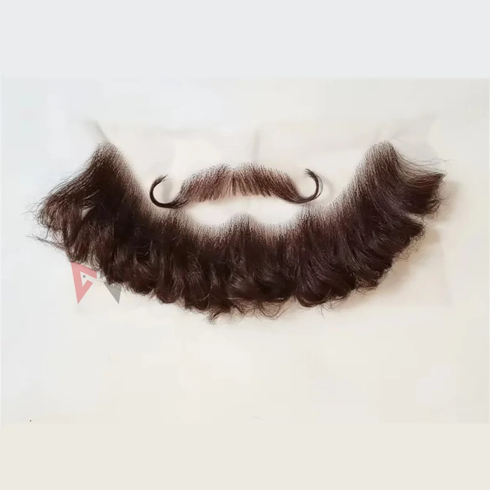 

Anime Cosplay Accessories Beard Brown Black White Whisker Mustache Movie Party Prop Custom Made