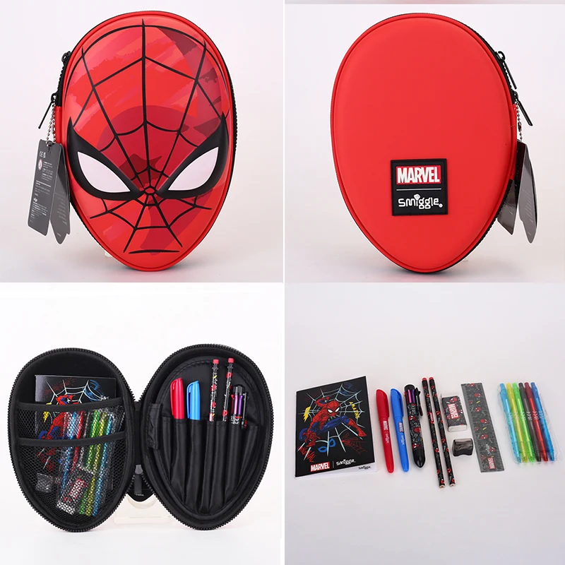Marvel-Smiggle-Superhero-Boys-Spiderman-Student-Pen-Box-Pencil-Ball-Pen ...