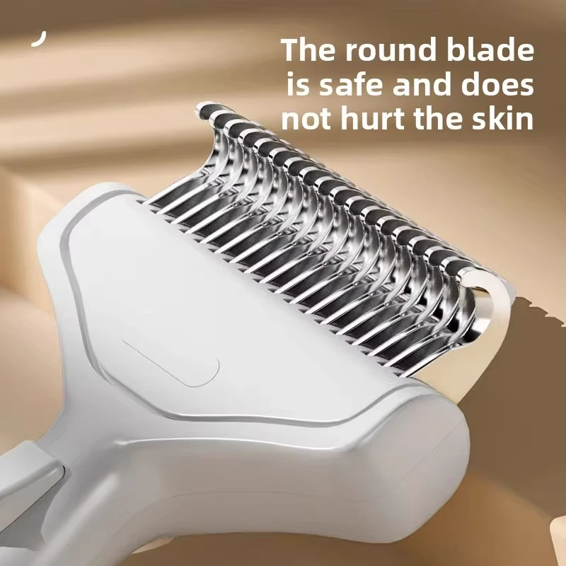 Stainless Steel Dog Removal Pet Hair Remover Brush For Grooming Tools Pets Dematting Comb Dogs Accessories_voghion.com