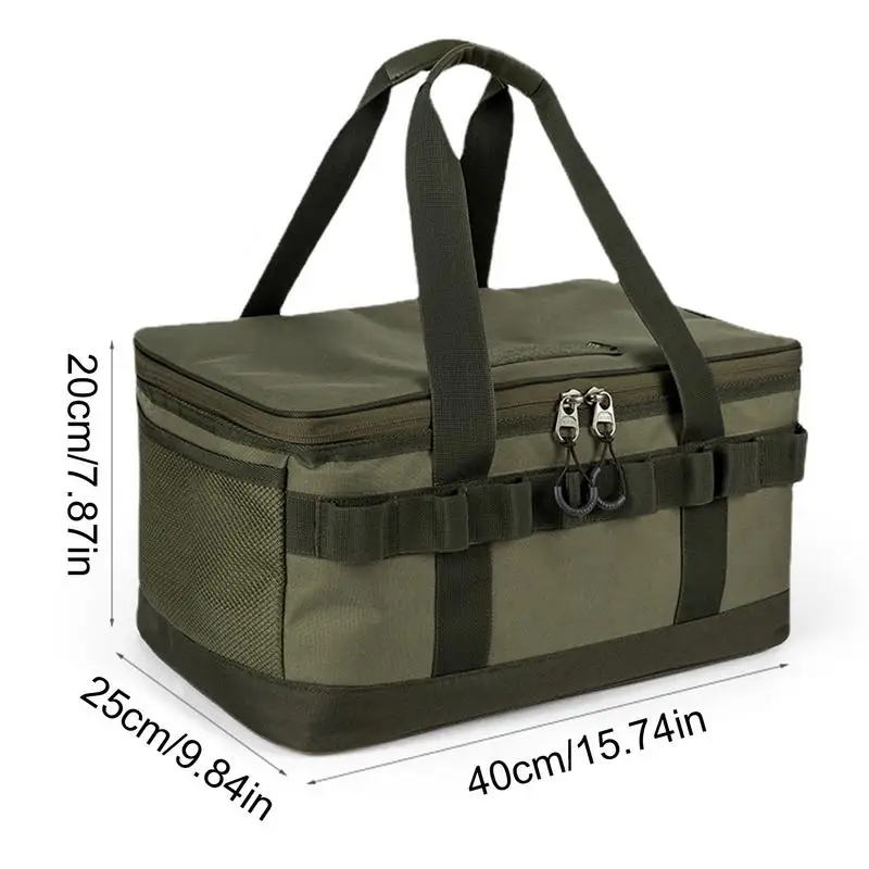 Outdoor Camping Storage Bag Camping Meal Bag Large Storage Lamp Tableware Tool Picnic Camp Travel