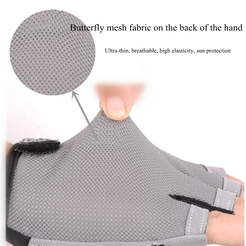 Half Finger Gel Weight Lifting Gloves Men Women Breathable Anti-slip Workout Gloves Summer Gym Yoga Sport Training Hand Gloves 4