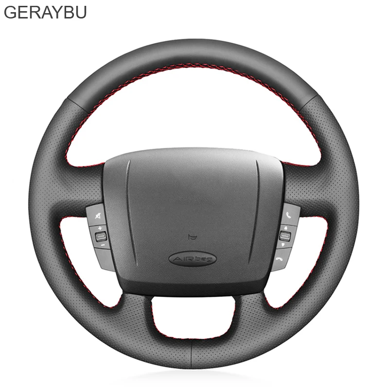 DIY Customized Car Steering Wheel Cover For Fiat Ducato Peugeot Boxer Citroen Jumper Relay Ram ProMaster steering wheel cover