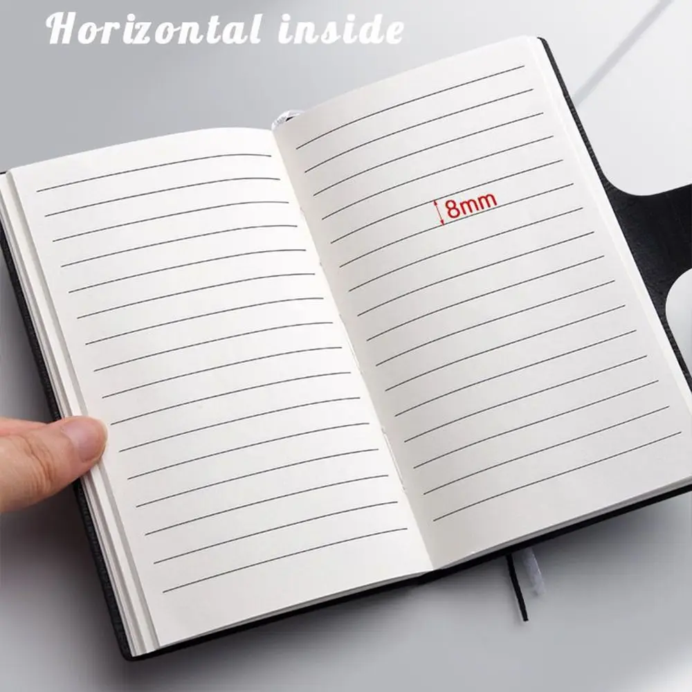 Compact PU Leather Pocket Notebook – Portable Mini Notepad for Handwriting and Memo Taking