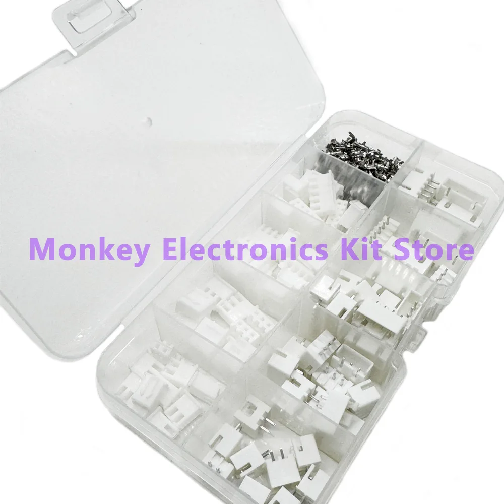 Wire Connectors 230Pcs/Box PH 2.0mm XH 2.54mm 2-5 Pin Pitch Terminals Kit