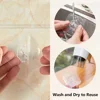 Transparent Hooks in The Bathroom Non-perforated Wall Hooks Sturdy Self-adhesive Hangers Home Accessories 3