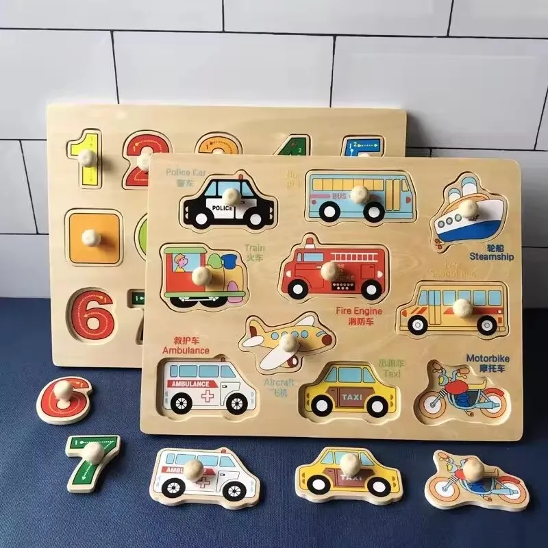 Montessori Baby Toys 2 Years Educational Math Toy Wooden Puzzle Bead Wire Maze Roller Coaster Abacus For Kids Toddler Toys 2