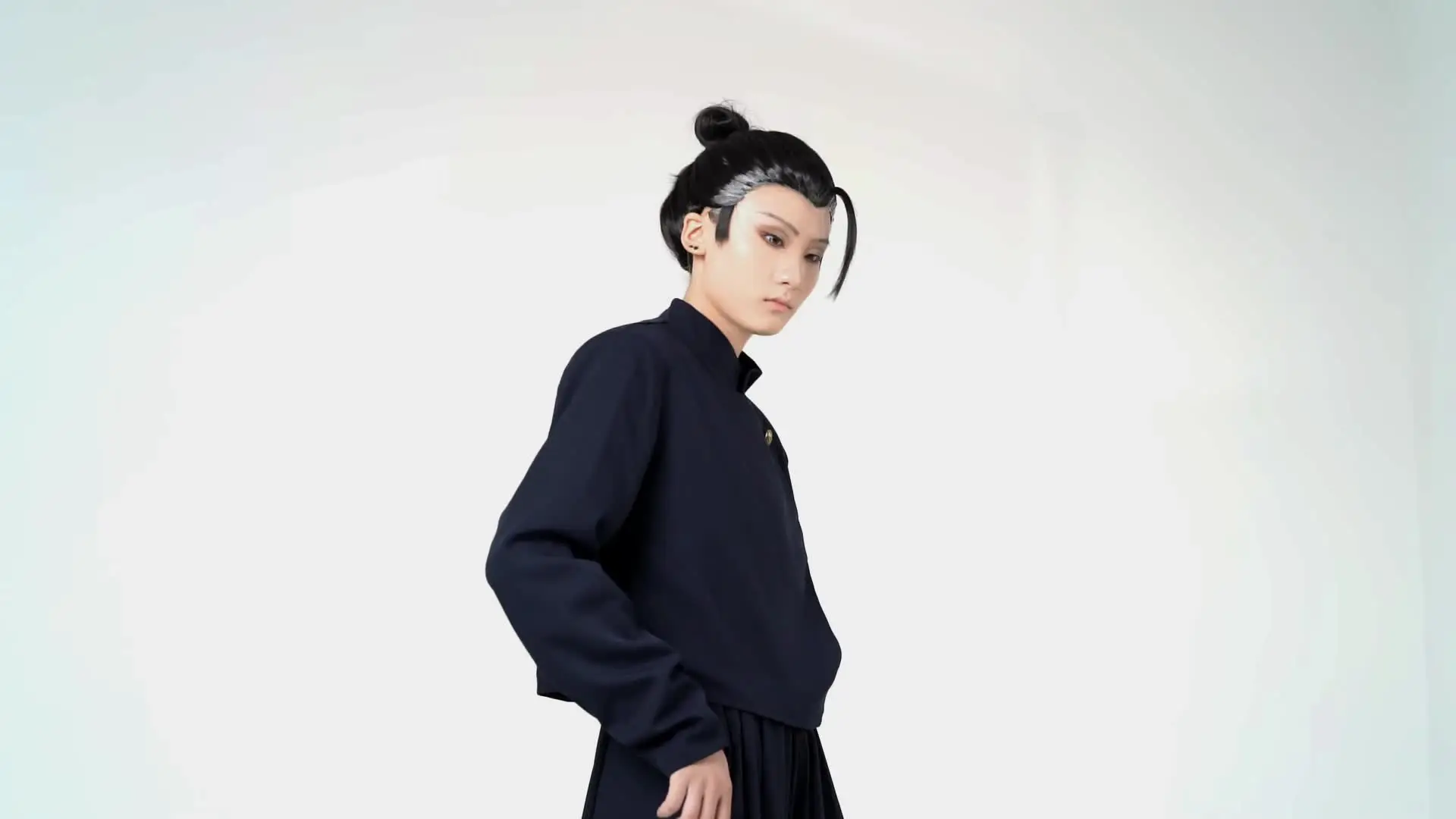 Traje Cosplay De Okkotsu Yuta De Jujutsu Kaisen – Uniforme De Instituto Con Bordado Detallado, Incluye Abrigo, Pantalón, Accesorios Y Tabla De Tallas OSIAS