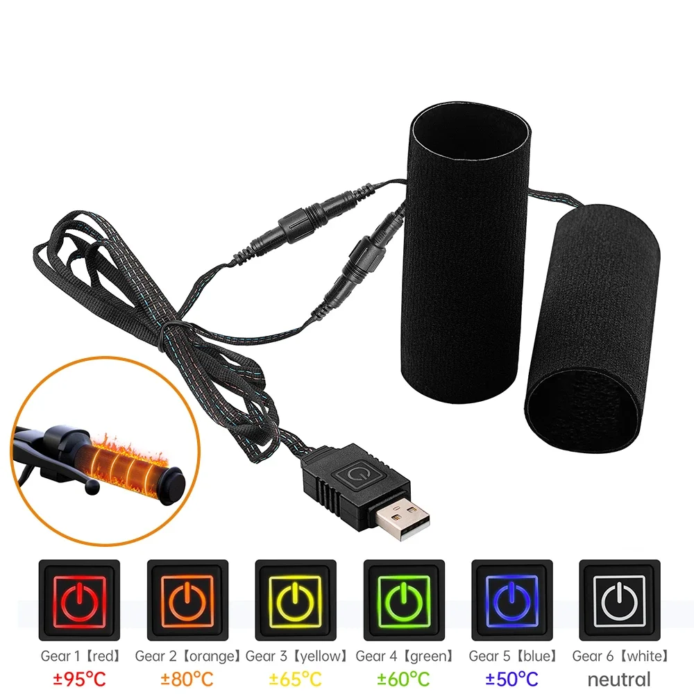 

Захваты для Руля Мотоцикла Anchtek с подогревом, 5 В, USB 6