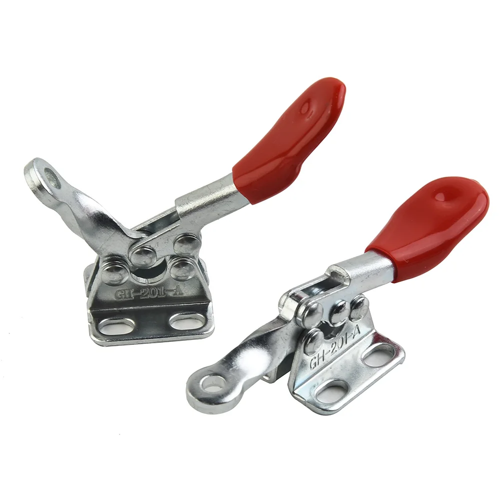 

Supplies Toggle Clamp Workshop Hand Tools Welding 10pcs GH-201A Holding Horizontal Machine operation Accessories