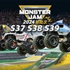 Monster Jam 1:64 Scale Die Cast Alloy Truck Toys Megalodon Sparkle Smash Grave Digger Monster Truck Boys Off-Road Racing Toys 4