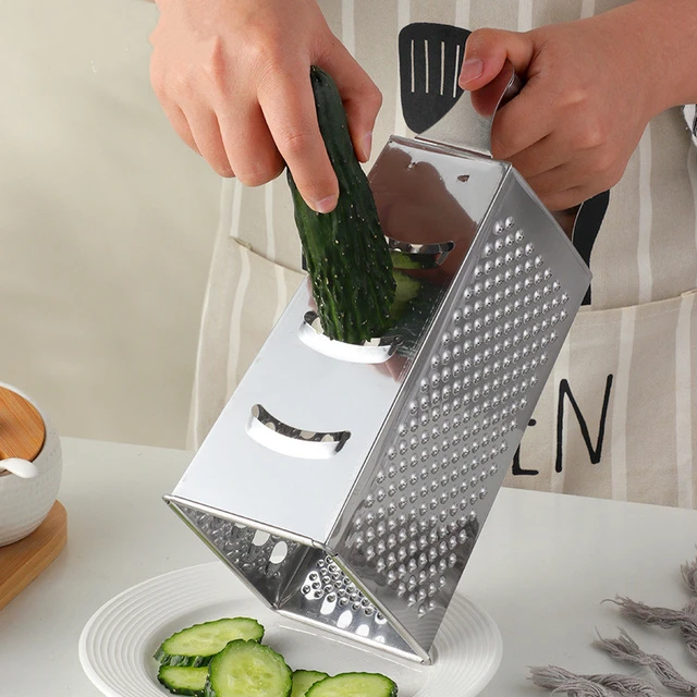 1pc 4-sided Multifunctional Vegetable Grater / Shredder For