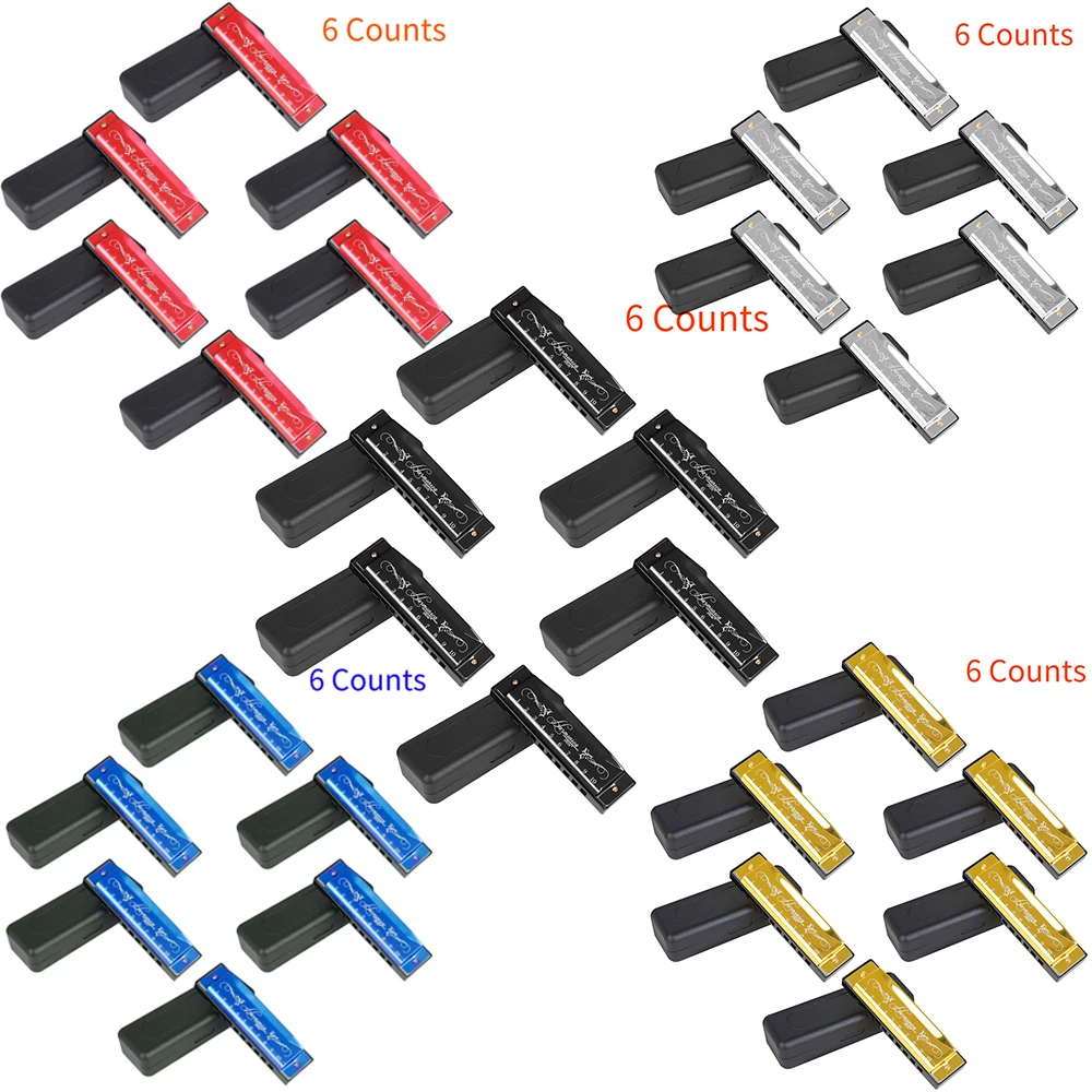 IRIN Harmonica Key of C 10 Hole Diatonic Harmonica C Case for Beginner Students Kids Gift BLUES
