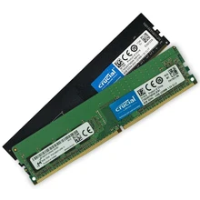 Crucial DDR4 DDR3 Ram 2GB 4GB 8GB 16G Desktop Memoria 1600 1066 1333 2133 2400 2666MHZ PC3 240Pin UDIMM PC4 Ddr4 Memory Ddr3 RAM