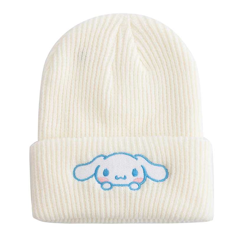 Гарячий розпродаж Saniro Hello Kitty Beanie Hat Women Cute Cartoon Cinnamoroll Melody Kuromi Winter Knitted Cap