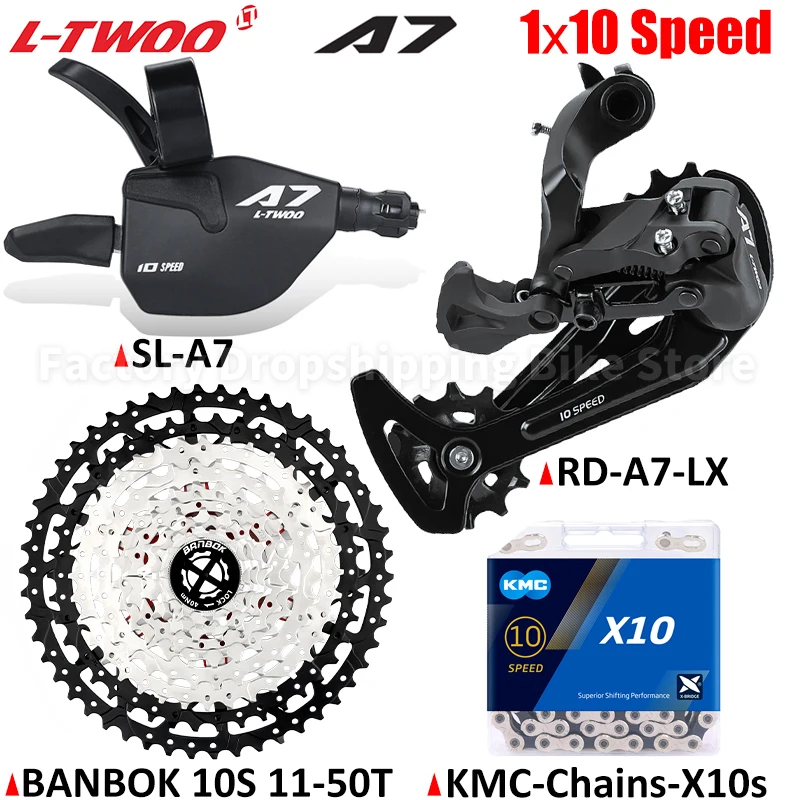 Rear Derailleur Speed Chain On 10 Speed Cassette Shimano Altus RD