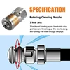 Ferret Pipeline Pipe Cleaning Cable Stainless SteelRotaryDrainBlasterCleaningSpoiler Sewer Cleaners Nozzle High Pressure Cleaner 2